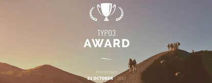TYPO3 Award, Amsterdam, 21 Ovtober 2015