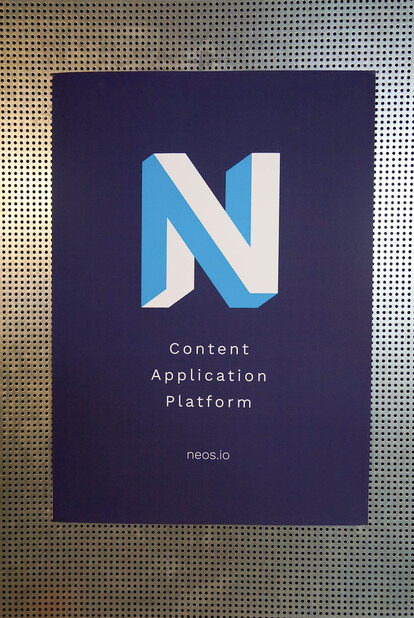 Plakat neos.io Content Application Platform