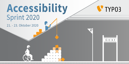 Banner TYPO3 Accessibility Sprint 2020, 21. - 23. Oktober 2020